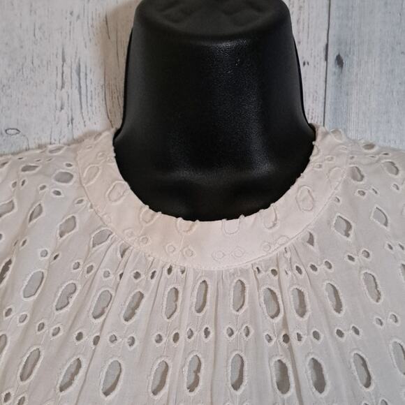 Lilly Pulitzer INDIRA Swing DRESS Resort SNOW White Eyelet - Picture 7 of 11